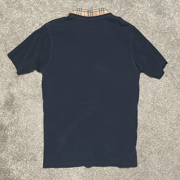 Classic Burberry Dark Blue Polo - Picture 6 of 6